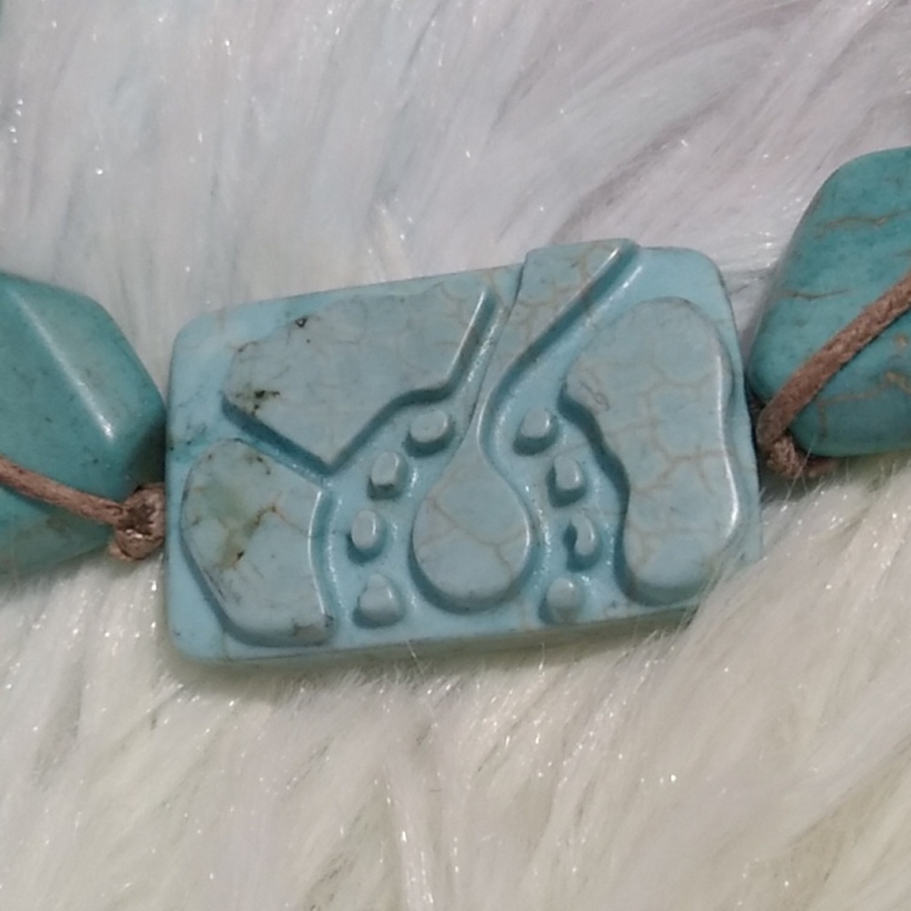 SALE! Silpada Retired Turquoise & Sterling Silver Stretch Bracelet B2162 - Picture 3 of 9